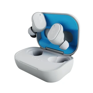 Grind Wireless In-Ear Earbuds - Light Grey/Blue Noise Isolating Fit, Bluetooth, 40 Hours Battery, Microphone for iPhone Android, Customizable Sound, True Wireless Grind Wireless In-Ear Earbuds - Light Grey/Blue Noise Isolating Fit, Bluetooth, 40 Hours Battery, Microphone for iPhone Android, Customizable Sound, True Wireless