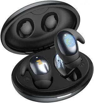 Ear Buds, Sleep Earbuds with Stereo Sound, Design for Side Sleeper, 32H Playtime, Bluetooth 6.0, ENC Noise Cancelling, IPX6 Waterproof Mini Headphones, Black Ear Buds, Sleep Earbuds with Stereo Sound, Design for Side Sleeper, 32H Playtime, Bluetooth 6.0, ENC Noise Cancelling, IPX6 Waterproof Mini Headphones, Black