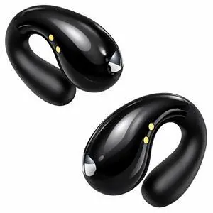 Ultra Open Ear Earbuds - Comfortable Clip-On Bone Conduction Earbuds, Over-The-Ear Open Headphones with Waterproof Build for Running, Gym Workouts, and Outdoor Sports, Obsidian Black Ultra Open Ear Earbuds - Comfortable Clip-On Bone Conduction Earbuds, Over-The-Ear Open Headphones with Waterproof Build for Running, Gym Workouts, and Outdoor Sports, Obsidian Black