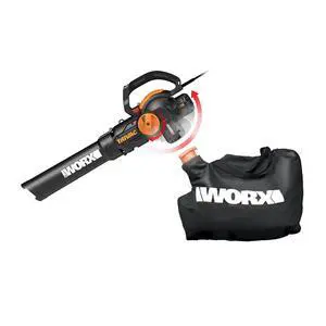 3 in 1 Electric Leaf Blower for Lawn Care, Leaf Vacuum with 600 CFM, Leaf Mulcher with Metal Impeller, WG512 3 in 1 Electric Leaf Blower for Lawn Care, Leaf Vacuum with 600 CFM, Leaf Mulcher with Metal Impeller, WG512