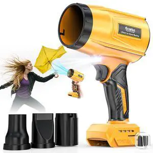 800,000 RPM Leaf Blower Compatible with Dewalt 20V: Ecarke Cordless Dust Blower, Electric Turbo Jet Blower Handheld Battery Powered with Brushless Motor for Patio Garden Lawn (Tool Only, No Battery) 800,000 RPM Leaf Blower Compatible with Dewalt 20V: Ecarke Cordless Dust Blower, Electric Turbo Jet Blower Handheld Battery Powered with Brushless Motor for Patio Garden Lawn (Tool Only, No Battery)