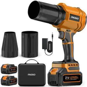 Cordless Leaf Blower with 2 Batteries & Charger - 990,000 RPM Electric Handheld Blower, Lightweight, Double Run Time for Lawn, Yard, Patio, Garden Cleaning Cordless Leaf Blower with 2 Batteries & Charger - 990,000 RPM Electric Handheld Blower, Lightweight, Double Run Time for Lawn, Yard, Patio, Garden Cleaning