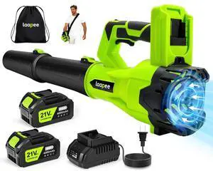Leaf Blower Cordless,650CFM Electric Leaf Blower with 2 4.0Ah Battery Powered and Fast Charger, Powerful Cordless Blowers for Lawn Care, Patio, Dust, Blowing Leaves,6 Speed Control Leaf Blower Cordless,650CFM Electric Leaf Blower with 2 4.0Ah Battery Powered and Fast Charger, Powerful Cordless Blowers for Lawn Care, Patio, Dust, Blowing Leaves,6 Speed Control