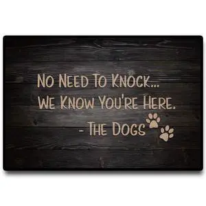 Funny Doormat, Welcome Door Mats for Home, Dog Door Mat Floor Door Mats Outdoor Indoor Mat Rubber Non Slip Backing 16"(W) X 24"(L) Funny Doormat, Welcome Door Mats for Home, Dog Door Mat Floor Door Mats Outdoor Indoor Mat Rubber Non Slip Backing 16"(W) X 24"(L)