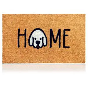 Coir Welcome Mat, Non-Slip, Home Dog, 17 x 29 in Coir Welcome Mat, Non-Slip, Home Dog, 17 x 29 in