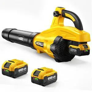 Leaf Blower Cordless, 650CFM & 13 Speed Modes, Brushless Electric Cordless Leaf Blowers with 2 x 5.0Ah Batteries and Charger, 21V Powerful Blowers for Lawn Care, Blowing Leaves, Dust, Snow Leaf Blower Cordless, 650CFM & 13 Speed Modes, Brushless Electric Cordless Leaf Blowers with 2 x 5.0Ah Batteries and Charger, 21V Powerful Blowers for Lawn Care, Blowing Leaves, Dust, Snow