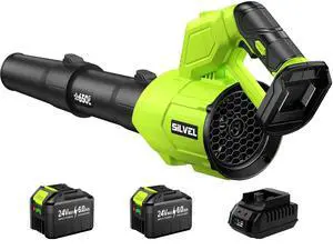 2-in-1 Leaf Blower Cordless, 650 CFM 4 Speed Mode, 2 ×6.0Ah Batteries & Charger, 200MPH Handheld Leaf Blowers for Lawn Care, Portable Lightweight Electric Leaf Blower for Yard, Patio 2-in-1 Leaf Blower Cordless, 650 CFM 4 Speed Mode, 2 ×6.0Ah Batteries & Charger, 200MPH Handheld Leaf Blowers for Lawn Care, Portable Lightweight Electric Leaf Blower for Yard, Patio