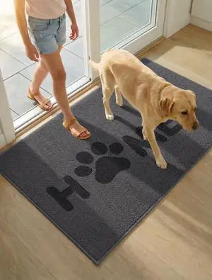 Door Mat 20"x32", Non-Slip for Front Door, Back Door and Entryway (Grey) Door Mat 20"x32", Non-Slip for Front Door, Back Door and Entryway (Grey)