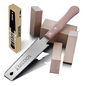 Japanese Hand Saw 6 Inch Double Edge Sided Pull Saw Ryoba SK5 Flexible Blade 14/17 TPI Flush Cut Beech Handle Wood Saw for Woodworking Tools Japanese Hand Saw 6 Inch Double Edge Sided Pull Saw Ryoba SK5 Flexible Blade 14/17 TPI Flush Cut Beech Handle Wood Saw for Woodworking Tools