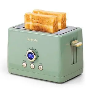 2 Slice Toaster, Retro Bread Toaster with LED Display, Extra Wide Slots Toasters with 6 Bread Shade Settings, Bagel, Cancel, Defrost Function, Stainless Steel with High Lift Lever, Removal Crumb Tray 2 Slice Toaster, Retro Bread Toaster with LED Display, Extra Wide Slots Toasters with 6 Bread Shade Settings, Bagel, Cancel, Defrost Function, Stainless Steel with High Lift Lever, Removal Crumb Tray