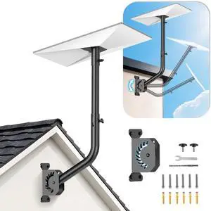 Starlink Mount with Extension-Adjust Angle Without Disassembly Tube Gen 3 Roof Mount Wall/Ceiling Mounting Kit Compatible with Starlink Standard 4/4X/V3Black Starlink Mount with Extension-Adjust Angle Without Disassembly Tube Gen 3 Roof Mount Wall/Ceiling Mounting Kit Compatible with Starlink Standard 4/4X/V3Black