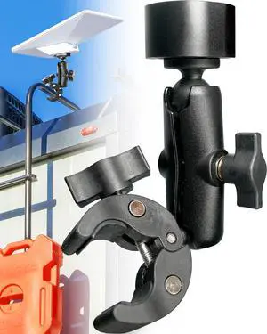 Starlink Mini Mount Ladder Pole Clamp for RV Camper Van Yacht Boat | Fits 2026/2025/2024 Pipe Adapter, Enhanced Mounting Kit, 360° Flexible, 3.54" (9cm) Aluminum Alloy Arm Starlink Mini Mount Ladder Pole Clamp for RV Camper Van Yacht Boat | Fits 2026/2025/2024 Pipe Adapter, Enhanced Mounting Kit, 360° Flexible, 3.54" (9cm) Aluminum Alloy Arm