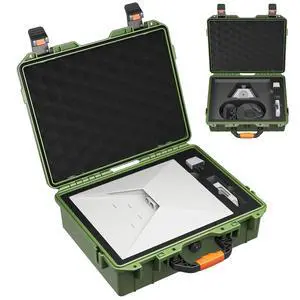 Starlink Mini Case Hard Shell Travel Bag for Starlink Mini Green Waterproof Shockproof Storage Box Portable for Accessories Carrying Starlink Mini Case Hard Shell Travel Bag for Starlink Mini Green Waterproof Shockproof Storage Box Portable for Accessories Carrying
