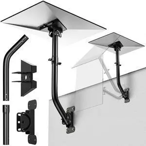 Starlin Gen 3 Mount, Lengthening 360° Adjustable Starlin Mounting Kit Compatible with V3 Standard Dish, Wall Mount/Roof for Starlin Internet Kit Satellite Starlin Gen 3 Mount, Lengthening 360° Adjustable Starlin Mounting Kit Compatible with V3 Standard Dish, Wall Mount/Roof for Starlin Internet Kit Satellite