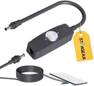 Power Switch for Starlink Mini/Gen 3 Cable, 16m IP67 Waterproof with Magnetic Base Outdoor Switch, 16AWG 1FT Extension Cable Power Cord & Adapter with One-Touch Metal Button&Dual LEDs for RV Power Switch for Starlink Mini/Gen 3 Cable, 16m IP67 Waterproof with Magnetic Base Outdoor Switch, 16AWG 1FT Extension Cable Power Cord & Adapter with One-Touch Metal Button&Dual LEDs for RV