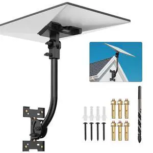 Gen 3 Starlink Mount Adjustable 180-Degree Installation Kit with Waterproof Design Suitable for Wooden Roofs&Walls, ensuring Starlink Gen 3/4/4X Optimal Satellite Internet Signal Alignment Gen 3 Starlink Mount Adjustable 180-Degree Installation Kit with Waterproof Design Suitable for Wooden Roofs&Walls, ensuring Starlink Gen 3/4/4X Optimal Satellite Internet Signal Alignment