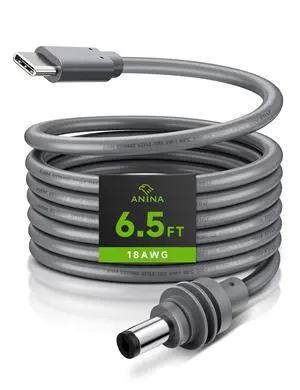 USB C to DC Power Cable for Starlink Mini (2M /6.5FT) | With Smart PD Chip, 100W+ Input Required, 18AWG, Type C to DC5521 Charging Cord, Stable Power Supply, for Outdoor Camping USB C to DC Power Cable for Starlink Mini (2M /6.5FT) | With Smart PD Chip, 100W+ Input Required, 18AWG, Type C to DC5521 Charging Cord, Stable Power Supply, for Outdoor Camping