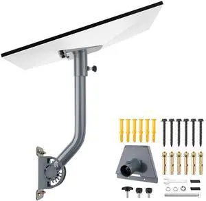 Starlink Gen 3 Mount, Adjustable Heavy Duty Wall, Roof Pole Mount Kit with Aluminum Pipe Adapter, Weatherproof Rustproof for Concrete, Wood, Brick Walls, Easy Installation for Gen 3 Starlink Starlink Gen 3 Mount, Adjustable Heavy Duty Wall, Roof Pole Mount Kit with Aluminum Pipe Adapter, Weatherproof Rustproof for Concrete, Wood, Brick Walls, Easy Installation for Gen 3 Starlink
