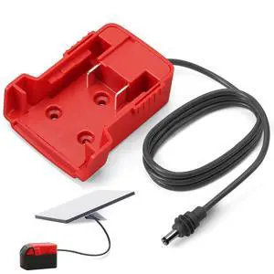 Starlink Mini Battery Adapter Compatible with Milwaukee M18, Starlink Mini Power Cable for 18V Battery, 3.2FT 18AWG Battery Adapter DC Power Cable Starlink Mini Battery Adapter Compatible with Milwaukee M18, Starlink Mini Power Cable for 18V Battery, 3.2FT 18AWG Battery Adapter DC Power Cable