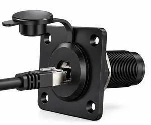 Starlink Gen 3/4 RJ45 Wall Pass Through, Waterproof Aluminum Socket | Create a clean, weatherproof Starlink cable entry with a durable aluminum CAT6 RJ45 bulkhead connector Starlink Gen 3/4 RJ45 Wall Pass Through, Waterproof Aluminum Socket | Create a clean, weatherproof Starlink cable entry with a durable aluminum CAT6 RJ45 bulkhead connector