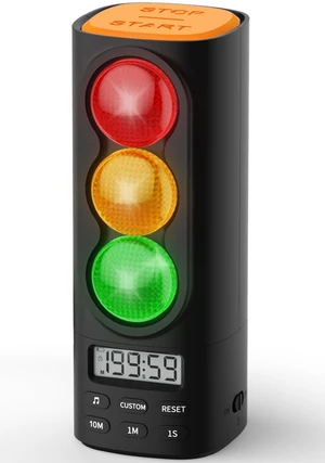 Traffic Light Visual Timer&ADHD Tool for Kids Adults Display Volume Adjustment, with 4 Ringtones for Classroom Desk Home Kitchen Game Countdown Pause Memory Function Charger Type C Included Traffic Light Visual Timer&ADHD Tool for Kids Adults Display Volume Adjustment, with 4 Ringtones for Classroom Desk Home Kitchen Game Countdown Pause Memory Function Charger Type C Included