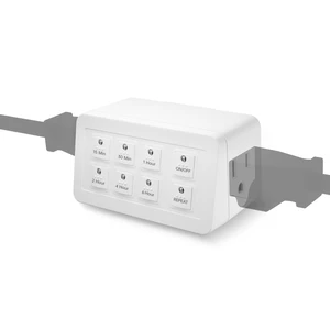 Indoor Countdown Timer with Repeat Function, 2-Outlets, 3-Prong | Digital Timer for Electrical Outlets, Heavy Duty Accurate Compact Size for Appliance, 15A/1875W 12 HP ETL Listed Indoor Countdown Timer with Repeat Function, 2-Outlets, 3-Prong | Digital Timer for Electrical Outlets, Heavy Duty Accurate Compact Size for Appliance, 15A/1875W 12 HP ETL Listed