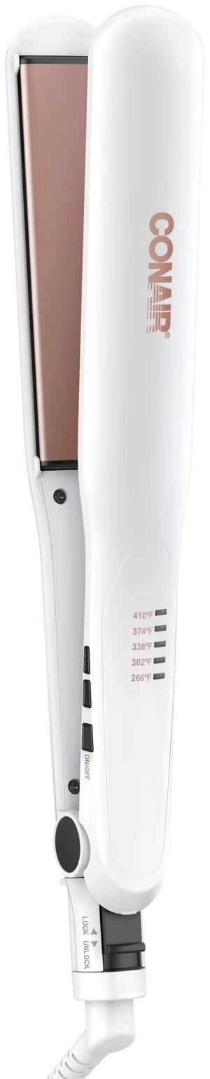Double Ceramic Flat Iron, 1 1/4-inch Hair Straightener Double Ceramic Flat Iron, 1 1/4-inch Hair Straightener