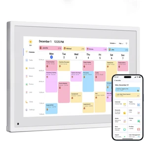 10.1 inch Digital Calendar Digital Picture Frame | Interactive Touchscreen, Smart Family Planner, Hearth Display Desk Digital Calendar Best Gifts for Christmas, Wedding, Mom 10.1 inch Digital Calendar Digital Picture Frame | Interactive Touchscreen, Smart Family Planner, Hearth Display Desk Digital Calendar Best Gifts for Christmas, Wedding, Mom