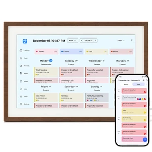 10.1 Inch Digital Calendar, Smart Electronic Calendar with HD Touch Screen - Digital Family Planner with Chore Chart, Meal Planner & Photo Frame, Multi-Calendar Sync 10.1 Inch Digital Calendar, Smart Electronic Calendar with HD Touch Screen - Digital Family Planner with Chore Chart, Meal Planner & Photo Frame, Multi-Calendar Sync