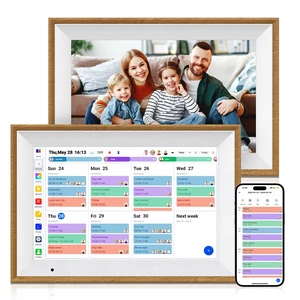 Digital Calendar, 10.1 Inch Electronic Calendar for Family Schedules, Smart Touchscreen Interactive Family Planner with Chore Chart, Meal Planner, Digital Picture Display, Gift for Mom Dad Mother Digital Calendar, 10.1 Inch Electronic Calendar for Family Schedules, Smart Touchscreen Interactive Family Planner with Chore Chart, Meal Planner, Digital Picture Display, Gift for Mom Dad Mother