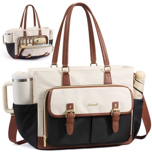 Tote Bag for Women, Work Laptop Bag for Teachers and Nurses | Large Capacity, Padded Laptop Sleeve, Two Side Pockets for Bottle and Umbrella,Magnetic Exterior Pockets, Luggage Sleeve Tote Bag for Women, Work Laptop Bag for Teachers and Nurses | Large Capacity, Padded Laptop Sleeve, Two Side Pockets for Bottle and Umbrella,Magnetic Exterior Pockets, Luggage Sleeve