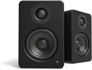 Kanto YU2MB PC Gaming Desktop Speakers | 3" Composite Drivers | 3/4" Silk Dome Tweeter | Class D Amplifier | 100 Watts | Built-in USB DAC | Subwoofer Output | Pair | Matte Black Kanto YU2MB PC Gaming Desktop Speakers | 3" Composite Drivers | 3/4" Silk Dome Tweeter | Class D Amplifier | 100 Watts | Built-in USB DAC | Subwoofer Output | Pair | Matte Black