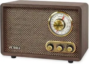 Victrola Willow - Retro Wood Bluetooth Radio, AM/FM - Espresso Victrola Willow - Retro Wood Bluetooth Radio, AM/FM - Espresso