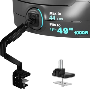 WALI Heavy Duty Monitor Arm for 13-49 inch 1000R Curved Screen, up to 44lbs WALI Heavy Duty Monitor Arm for 13-49 inch 1000R Curved Screen, up to 44lbs