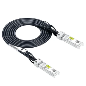10Gtek SFP+ DAC Twinax Cable - 10GBASE-CU Passive Direct Attach Copper SFP Cable for Cisco SFP-H10GB-CU2M, Ubiquiti UniFi UC-DAC-SFP+, Meraki, Fortinet, D-Link, 2-Meter(6.6ft) | 0.25-12m Optional 10Gtek SFP+ DAC Twinax Cable - 10GBASE-CU Passive Direct Attach Copper SFP Cable for Cisco SFP-H10GB-CU2M, Ubiquiti UniFi UC-DAC-SFP+, Meraki, Fortinet, D-Link, 2-Meter(6.6ft) | 0.25-12m Optional
