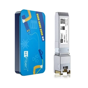 H!Fiber 10Gb SFP+ RJ45 Module, 10Gbase-T Ethernet SFP+ Copper Transceiver Support 10G/5G/2.5G/1.25G, Compatible with Cisco SFP-10G-T-S,Ubiquiti UF-RJ45-10G, UniFi, TP-Link, Meraki, MikroTik, 30m H!Fiber 10Gb SFP+ RJ45 Module, 10Gbase-T Ethernet SFP+ Copper Transceiver Support 10G/5G/2.5G/1.25G, Compatible with Cisco SFP-10G-T-S,Ubiquiti UF-RJ45-10G, UniFi, TP-Link, Meraki, MikroTik, 30m