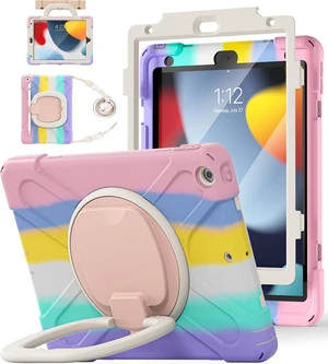 BATYUE Shockproof Case for iPad 9th/ 8th/ 7th Gen (10.2 inch) - Rainbow BATYUE Shockproof Case for iPad 9th/ 8th/ 7th Gen (10.2 inch) - Rainbow