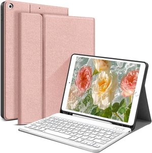 JUQITECH Keyboard Case for iPad 9th 8th 7th Gen 10.2 Inch, Pencil Holder JUQITECH Keyboard Case for iPad 9th 8th 7th Gen 10.2 Inch, Pencil Holder
