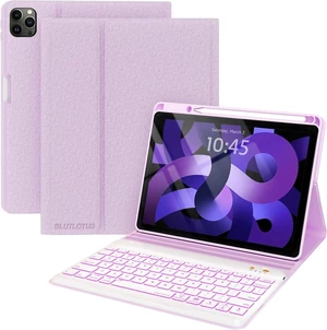 Keyboard case for ipad Air 11 inch(M2 2024)/10.9 Inch Air 5th 4th Generation & iPad Pro 11 inch (1st/2nd/3rd/4th Gen)-Backlit Detachable Keyboard, Folio cover with upper easily Pencil Holder-(Purple) Keyboard case for ipad Air 11 inch(M2 2024)/10.9 Inch Air 5th 4th Generation & iPad Pro 11 inch (1st/2nd/3rd/4th Gen)-Backlit Detachable Keyboard, Folio cover with upper easily Pencil Holder-(Purple)