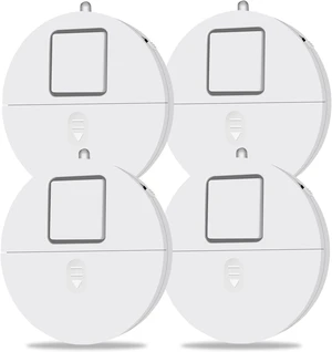 Window Alarm System 4-Pack - Ultra-Loud 120dB Alarms with Advanced Vibration Sensors - Window Security Alarms for Glass Break Detection - Features Low Battery LED Indicator Window Alarm System 4-Pack - Ultra-Loud 120dB Alarms with Advanced Vibration Sensors - Window Security Alarms for Glass Break Detection - Features Low Battery LED Indicator
