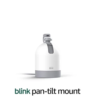 Blink Mini Pan-Tilt Mount | Rotating mount accessory for Mini indoor plug-in smart security camera (White) Blink Mini Pan-Tilt Mount | Rotating mount accessory for Mini indoor plug-in smart security camera (White)