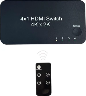 HDMI 4 in 1 Out switcher, 4K@60hz HDMI Switcher HDMI 4 in 1 Out switcher, 4K@60hz HDMI Switcher