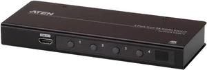 ATEN True 4K HDMI Switch 4 Port VS481C, HDMI 2.0(3D, Deep Color, 4K); HDCP 2.2 Compliant | 4k x 2k @ 60 Hz (4:4:4) | bi-Directional RS-232 Serial Port UK | #1 KVM Market Leader, Black ATEN True 4K HDMI Switch 4 Port VS481C, HDMI 2.0(3D, Deep Color, 4K); HDCP 2.2 Compliant | 4k x 2k @ 60 Hz (4:4:4) | bi-Directional RS-232 Serial Port UK | #1 KVM Market Leader, Black