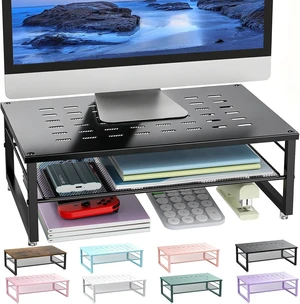 gianotter 2-Tier Metal Monitor Stand Riser gianotter 2-Tier Metal Monitor Stand Riser