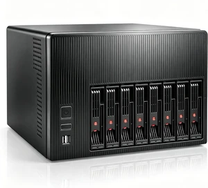 8 Bay Mini ITX Micro ATX NAS Case, Hot Swap Drive Bays DIY Storage Enclosure, Dual Independent Air Channel, Support 3.5"/2.5" HDD SSD for Home Media Server Small Business Data Backup 8 Bay Mini ITX Micro ATX NAS Case, Hot Swap Drive Bays DIY Storage Enclosure, Dual Independent Air Channel, Support 3.5"/2.5" HDD SSD for Home Media Server Small Business Data Backup