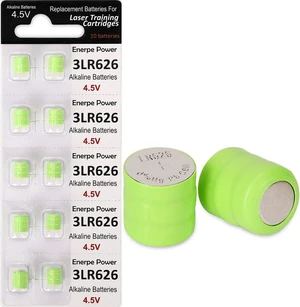 10-Pack 3AG4 / 3LR626 / 3x377 Replacement Batteries 4.5V for All Laser Training Cartridges 10-Pack 3AG4 / 3LR626 / 3x377 Replacement Batteries 4.5V for All Laser Training Cartridges