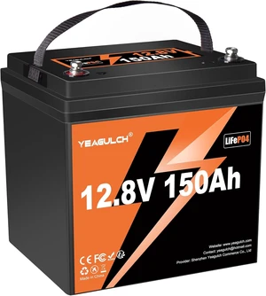 Upgrade 12V 150Ah LiFePO4 Lithium Battery 100A BMS 15000+ Deep Cycle Upgrade 12V 150Ah LiFePO4 Lithium Battery 100A BMS 15000+ Deep Cycle