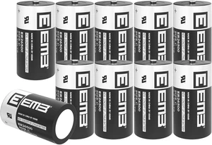 EEMB ER26500 10PACK 3.6V 9000mAh C Size Non-Rechargeable Lithium Battery EEMB ER26500 10PACK 3.6V 9000mAh C Size Non-Rechargeable Lithium Battery