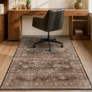 JTJ Desk Chair Mat for Hardwood & Tile Floors, 36" x 48" Vintage Office Rug JTJ Desk Chair Mat for Hardwood & Tile Floors, 36" x 48" Vintage Office Rug
