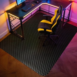 Vicwe Chair Mat for Hardwood Floor 51"x63" Desk Chair Mat, Smooth Glide Vicwe Chair Mat for Hardwood Floor 51"x63" Desk Chair Mat, Smooth Glide